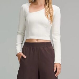 Asymmetrical Long-Sleeve Shirt